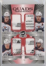 2020 The Cup Quads Red Tag 1/2 Ryan Nugent-Hopkins Leon Draisaitl Quad Patch 4f5