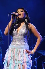 Chhom Nimol of Dengue Fever performs during Ray Davies Meltdown Fe- Old Photo 3