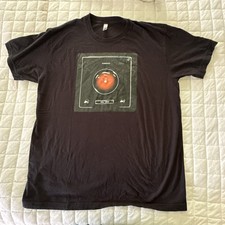 2001: A Space Odyssey Shirt Mens XL Black Hal...