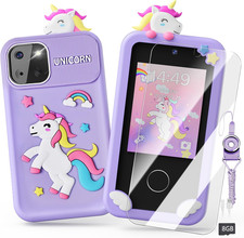 Kids Smart Phone Toys for Girls,Unicorn Gift Toys for Girls Ages 3-9 Christmas B