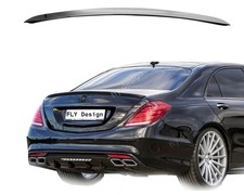 Neu passt f&uuml;r MERCEDES S-Klasse W222 Heckspoiler Lippe ABS AMG S500 S300 Schwarz