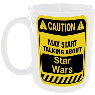 STAR WARS TASSE LUSTIG VORSICHT FAN GESCHENK KAFFEE TEETASSE SPRECHEN ÜBER FILM
