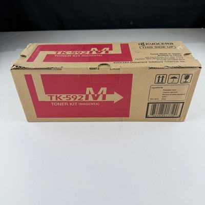 Genuine Kyocera TK-592M Magenta Toner Kit for ECOSYS P6026cdn M6026cidn FS-C5250