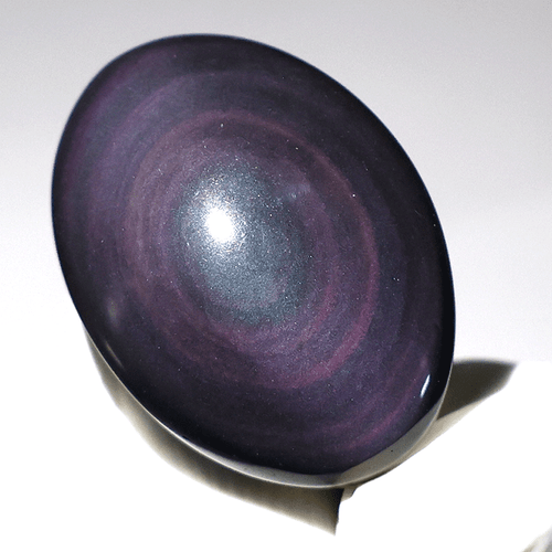 Ojo Cósmico 73.6 CT Obsidiana Arco Iris Natural 37x27mm Cabujón Piedra Preciosa de Alta Calidad - Imagen 2 de 9