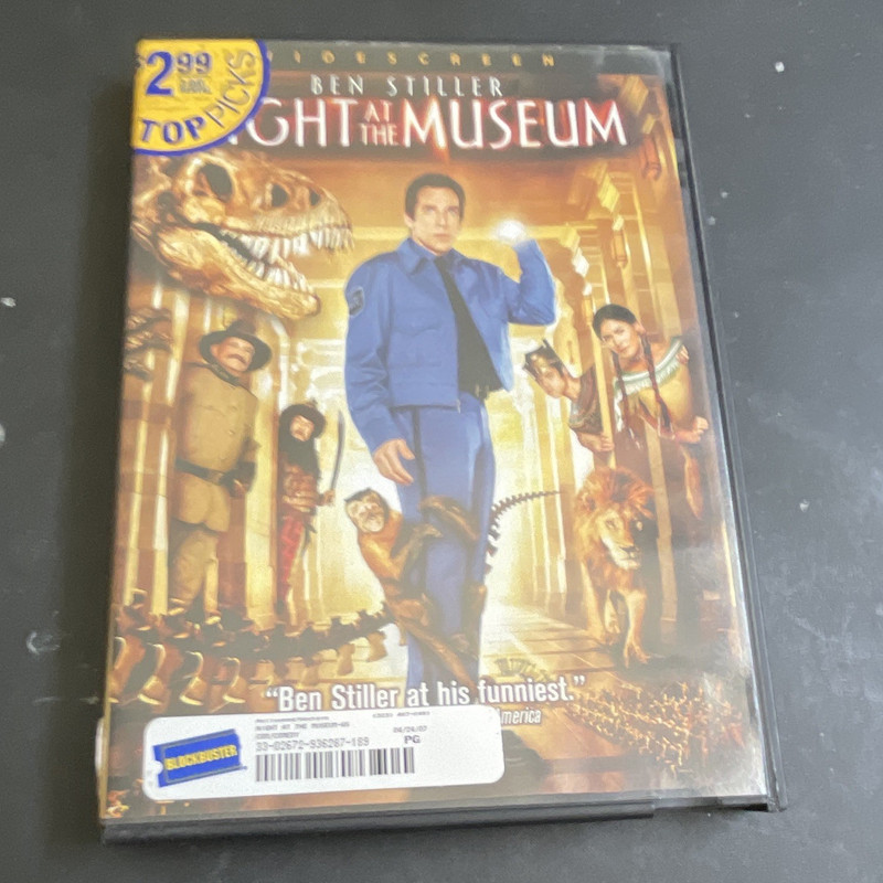 20th Century Fox Night at the Museum DVD 2007 Ben Stiller PG Widescreen