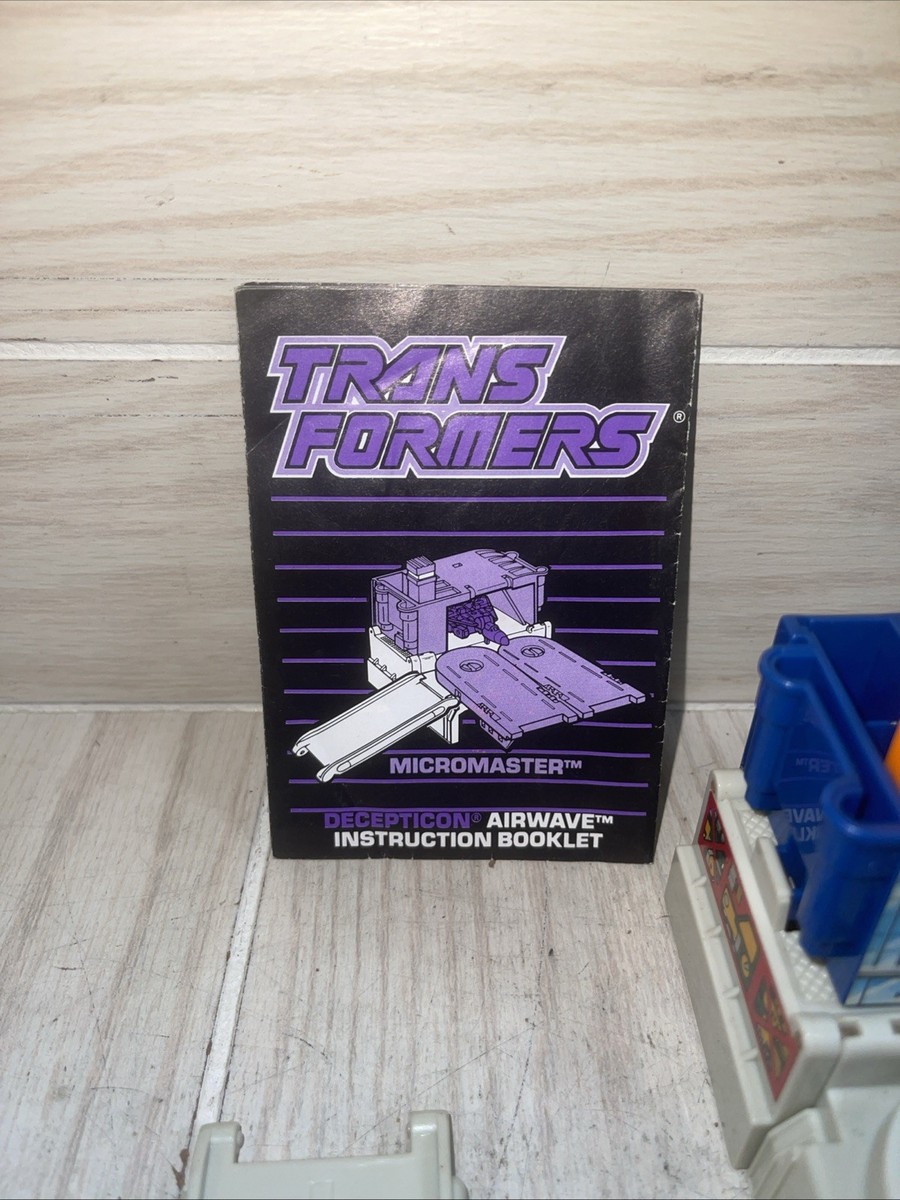 Transformers G1 Micromaster Airwaves Quasi Complet Loose Bon Etat