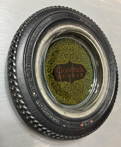 Vintage BF Goodrich Rubber Silvertown 36X6 Truck Tire Ashtray Dia 6-3/8”