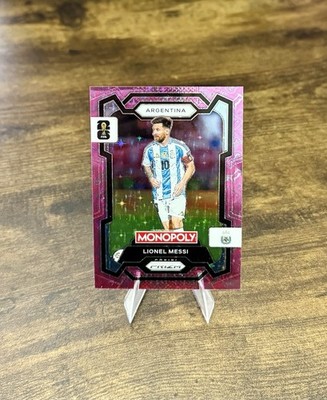 2026 Panini Prizm Monopoly FIFA World Cup Lionel Messi Pink 