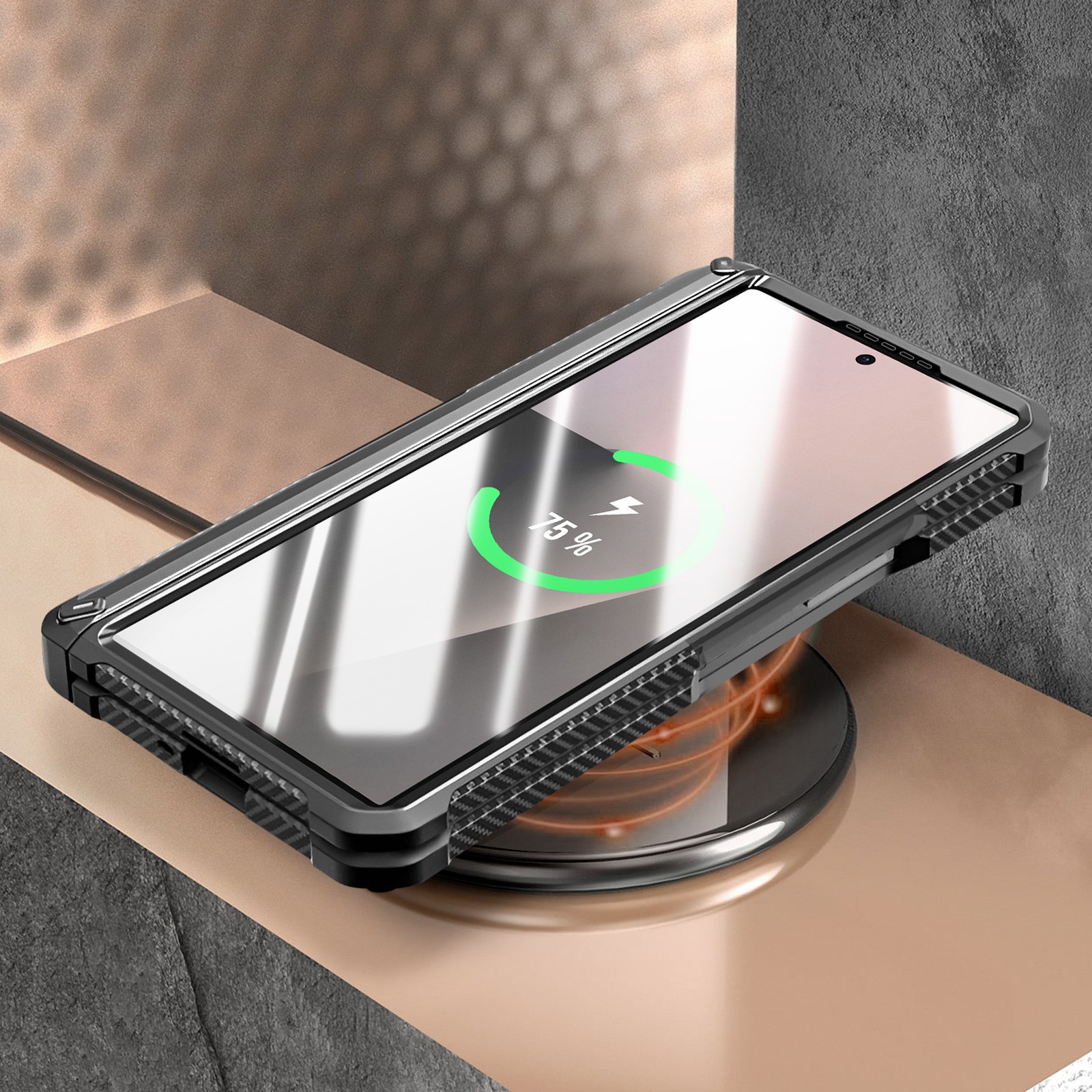 Supcase coque Galaxy Z Fold 7 antichoc avec protection écran et charnière active - 4