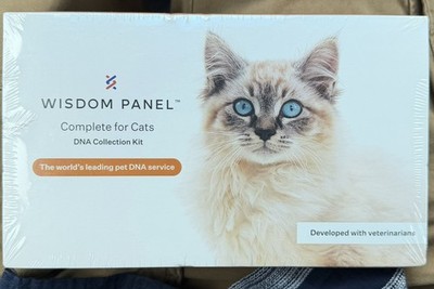 Wisdom Panel Complete for Cats DNA Collection Kit - Open Box Unused Code