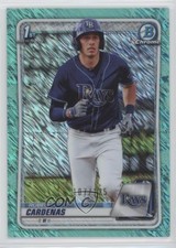 2020 Bowman Chrome Prospects Aqua Shimmer Refractor 107/125 Ruben Cardenas z4k