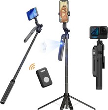 Auto Face Tracking Tripod for iPhone with Remote, 70  Extendable 360  Ro