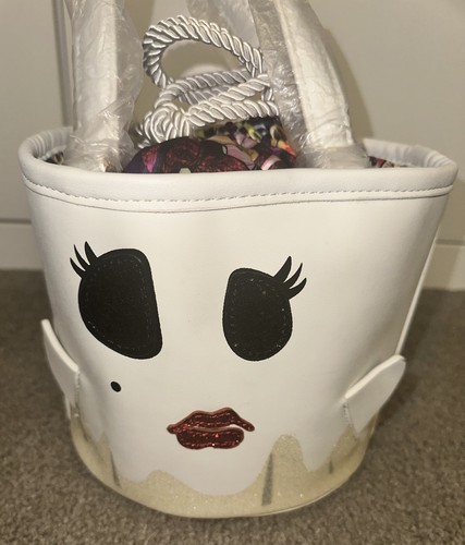 Rare Betsey Johnson Gimmie Candy Bucket Bag Ghost Girl NEW WITH DEFECT - 第 3/9 張圖片