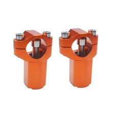 CNC 1 1/8" 28MM Motorcycle Handlebar Riser Handlebar Handle Risers Bar Mounts...