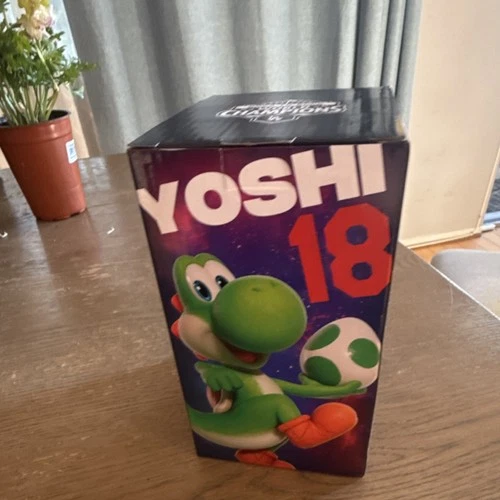 Dodgers Yoshi Bobblehead Super Mario Bros. Movie Box 18 Green White Red