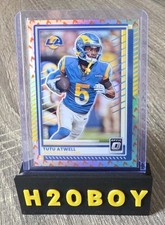 2025 Donruss Optic - TUTU ATWELL  Fire Emoji Prizm SSP Rams 