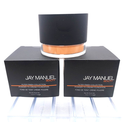 LOT OF 2 Jay Manuel Powder to Cream Foundation MEDIUM FILTER 2 Sealed