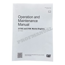 Caterpillar 3176C 3196 Marine Engine Operation Maintenance Manual