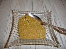 German Glass glitter-Gold- 2 ounces-100 grit  glittery fine flakes- real glass