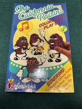 VTG California Raisins Colorforms Play Set 1987 NEW Sealed Split in Cellophane