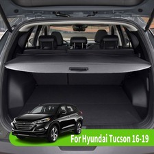 Cargo Cover For 16-21 Hyundai Tucson Retractable Trunk Shield Shade Accessory Cargo Cover For 16-21 Hyundai Tucson Retractable Trunk Shield Shade Accessory