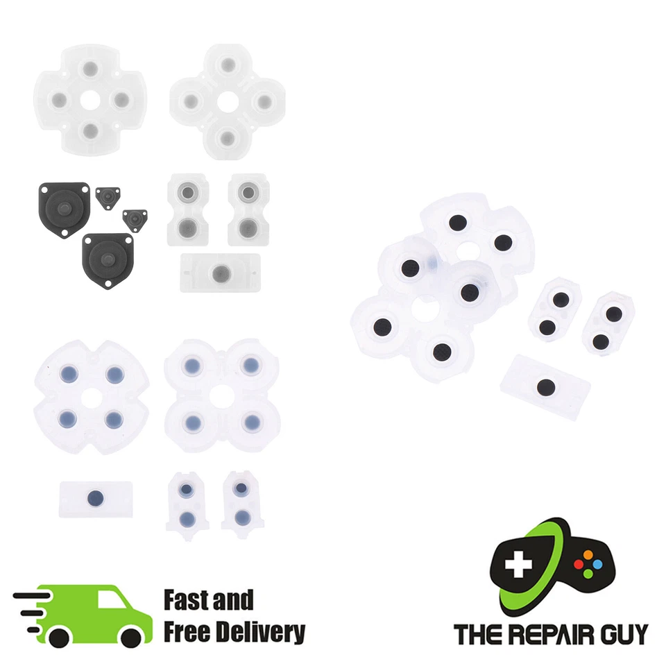 PlayStation 4 Ps4 Dualshock Conductive Rubber Pads Controller Repair Parts