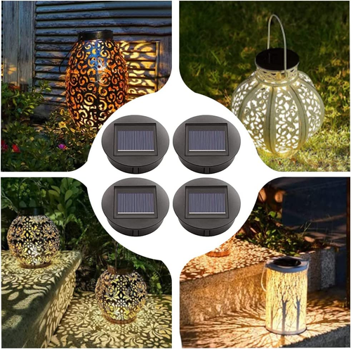 Solarleuchten Ersatz 7Cm 8Cm Solar Einmachglas LED Einsatz Gartenleuchten - Bild 7 von 18