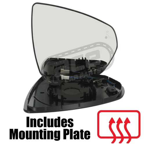 Peugeot 5008 P87 2018-> Wing Door Mirror Glass Blind Spot Indicator Drivers Side