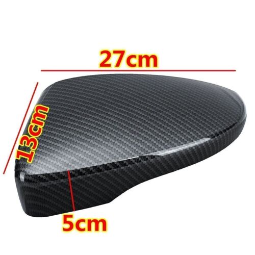 Pair Carbon Fiber Look Mirror Cover Cap for VW Passat CC Scirocco Beetle Jetta . - Picture 3 of 8