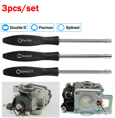 3 Schraubendreher Vergaser Einstellwerkzeug Kit für 2 Takt STIHL Husqvarna Echo - Bild 1 von 9