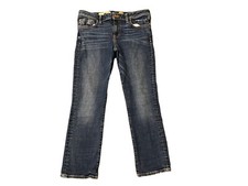 Anthroplogie Women's Pilcro High Rise Ankle Jeans Womens Sz 30 Stretch Blue Wash