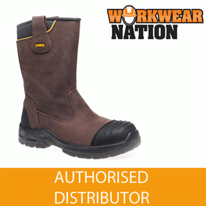 Dewalt Millington marrón Imperméable Bout Acier Travail Botte S3 Dewalt Millington marrón Imperméable Bout Acier Travail Botte S3