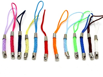 SET DI 3 cordini cordino telefono intrecciati per telefoni cellulari