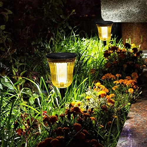 Bright solar 2024 pathway lights