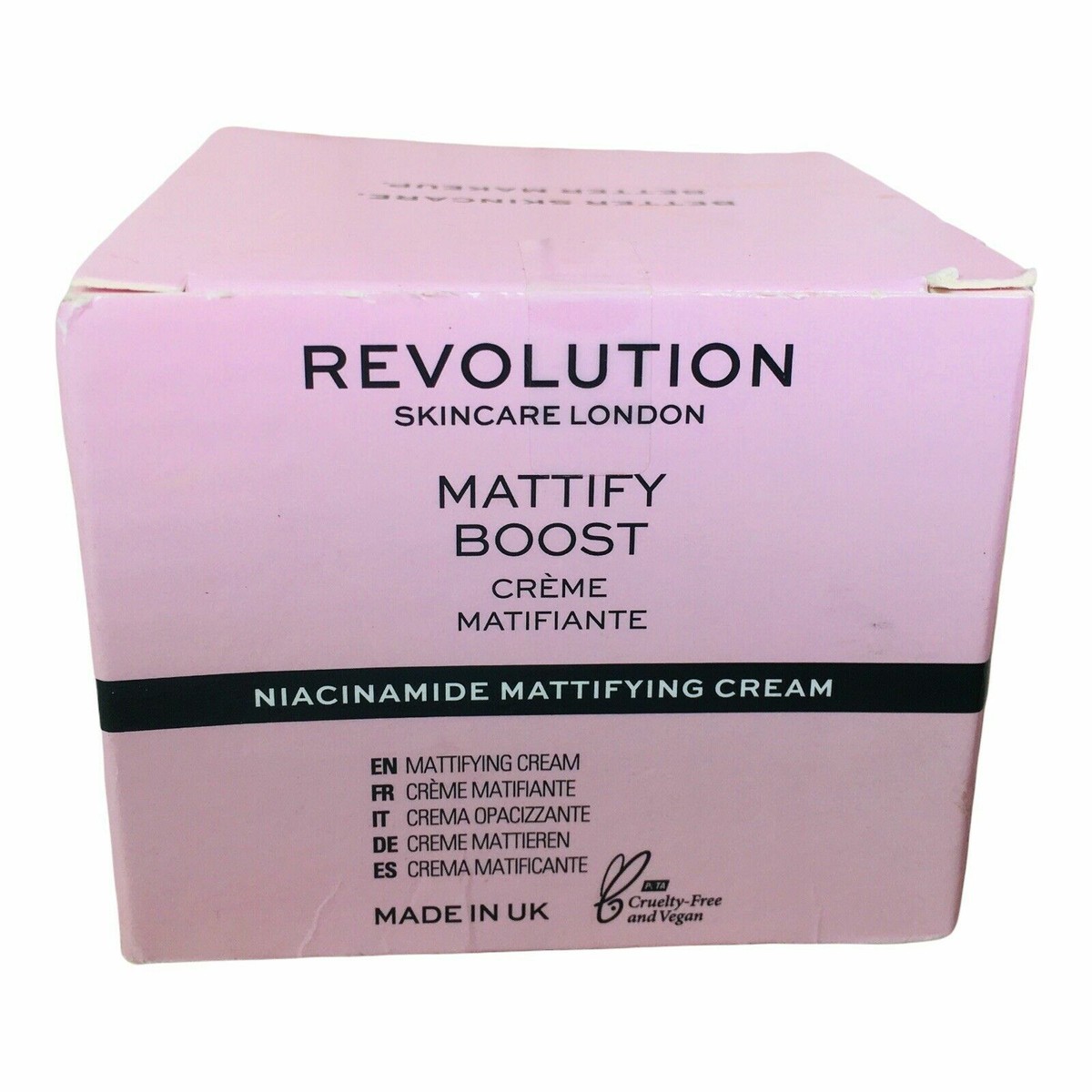 Revolution Skincare Mattify Boost Face Cream 1.69 Oz Niacinamide
