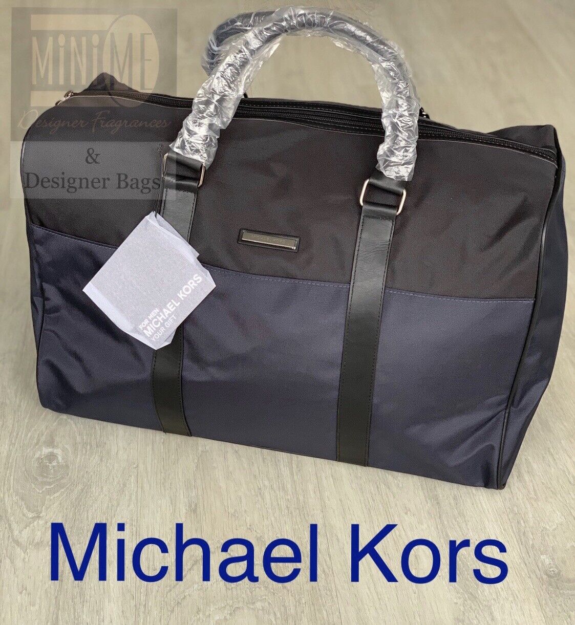 🆕💙💜MICHAEL KORS MENS HOLDALL DUFFLE WEEKEND BAG TRAVEL Gym BAG