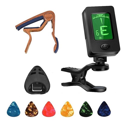 Kit Accessoires Guitare 84 Pièces TTCR-II - Chevilles, Cordes, Médiators, Accordeur Et Plus
