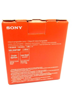 NEW SONY FE 50mm F1.8 Lens for Full Frame E Mount (SEL50F18F) | eBay