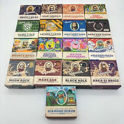 Dr. Squatch Limited Edition Men's Natural Soap Bars YOU PICK Stocking Stuffer