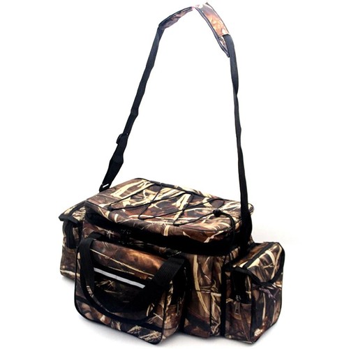 Angeltasche Nylon große Kapazität Mehrzweck Tackle Bag zweilagig Schultertasche - Bild 14 von 17