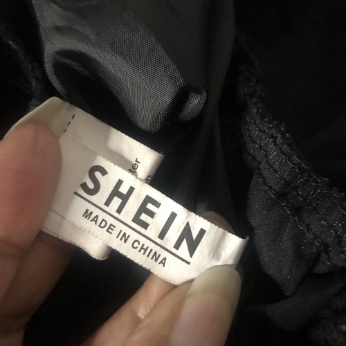 Pantaloni da jogging Shein X Vancoog donna XL neri cargo elasticizzati in vita Y2K - Foto 7 di 10