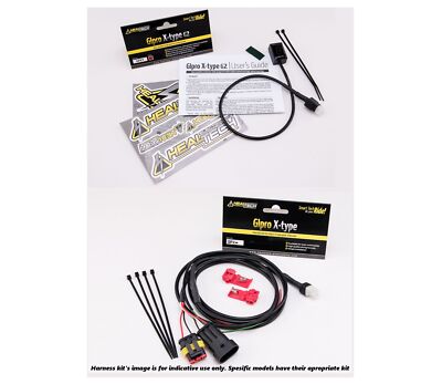 Honda VLS400 Steed all Healtech Gear indicator Gipro GPXT + GPX-WSS RED
