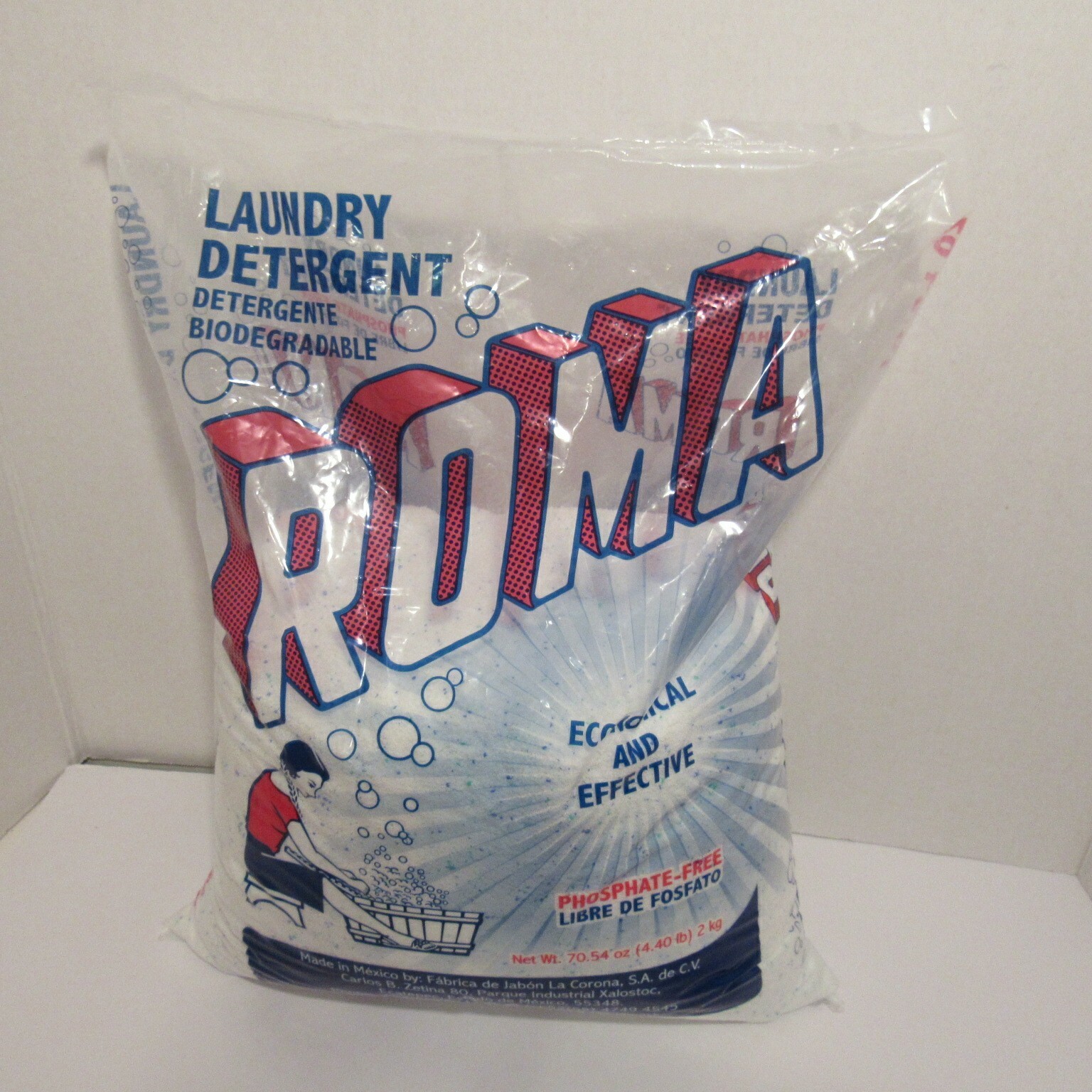 Roma Laundry Detergent, For All Fabrics, 4.40 lbs. (70.54 Oz) Large