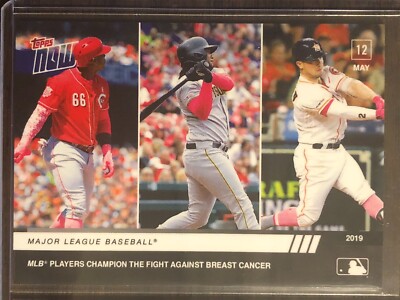 2019 Topps Now #222 Puig Reds Josh Bell Pirates Alex Bregman