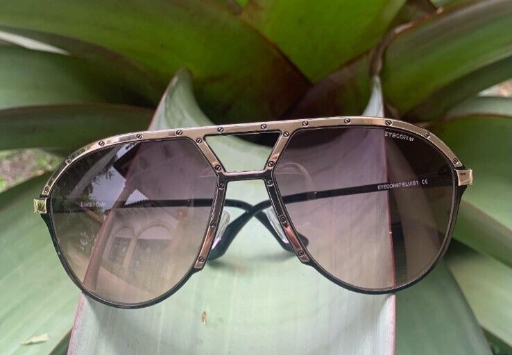 EYECON87 CUSTOM Alpina Style 
White Aviator 62mm Glasses w/ Rainbow Fashion Tint WHITE AVIATOR SUNGLASSES GREY TO PINK GRADIENT LENSES - EyeCon87 main image 4