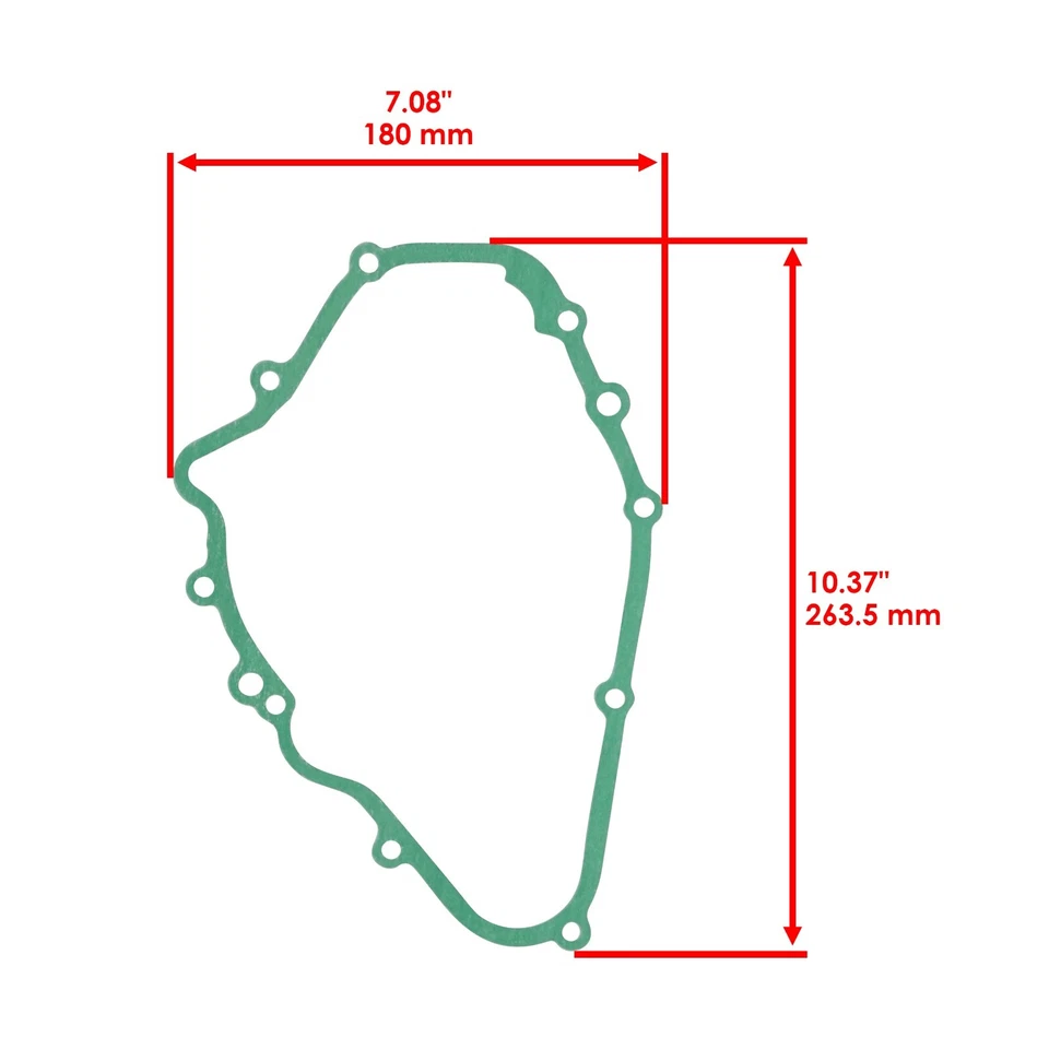 Stator Gasket for Kawasaki EN500 Vulcan 500 1990-1996 - Image 2 of 4