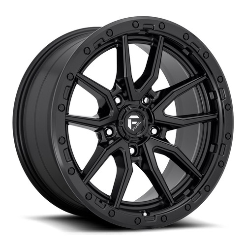17 Inch Matte Black Wheels Rims Fuel Rebel 5 D679 Toyota Tundra 5x150 17x9 1 - Picture 4 of 4