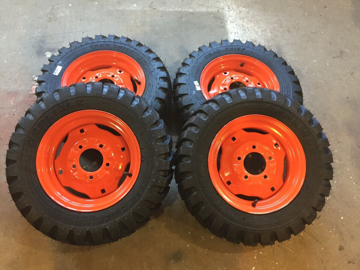 4-5.70-12 Carlisle Trac Chief Skid Steer Tires/Rims for 4-5.70-12 Carlisle Trac Chief Skid Steer Tires/Rims for