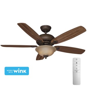 Hampton Bay Southwind 52 Led Interior Inteligente En Ventilador De