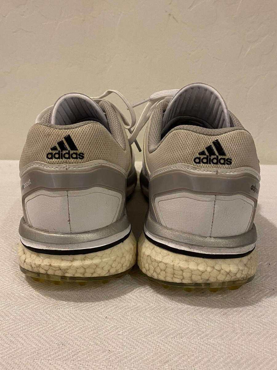 Adidas AdiPower Boost Endless Energy White Gray Golf Shoe Size 10.5 Adidas AdiPower Boost Endless Energy White Gray Golf Shoe Sz  main image 2